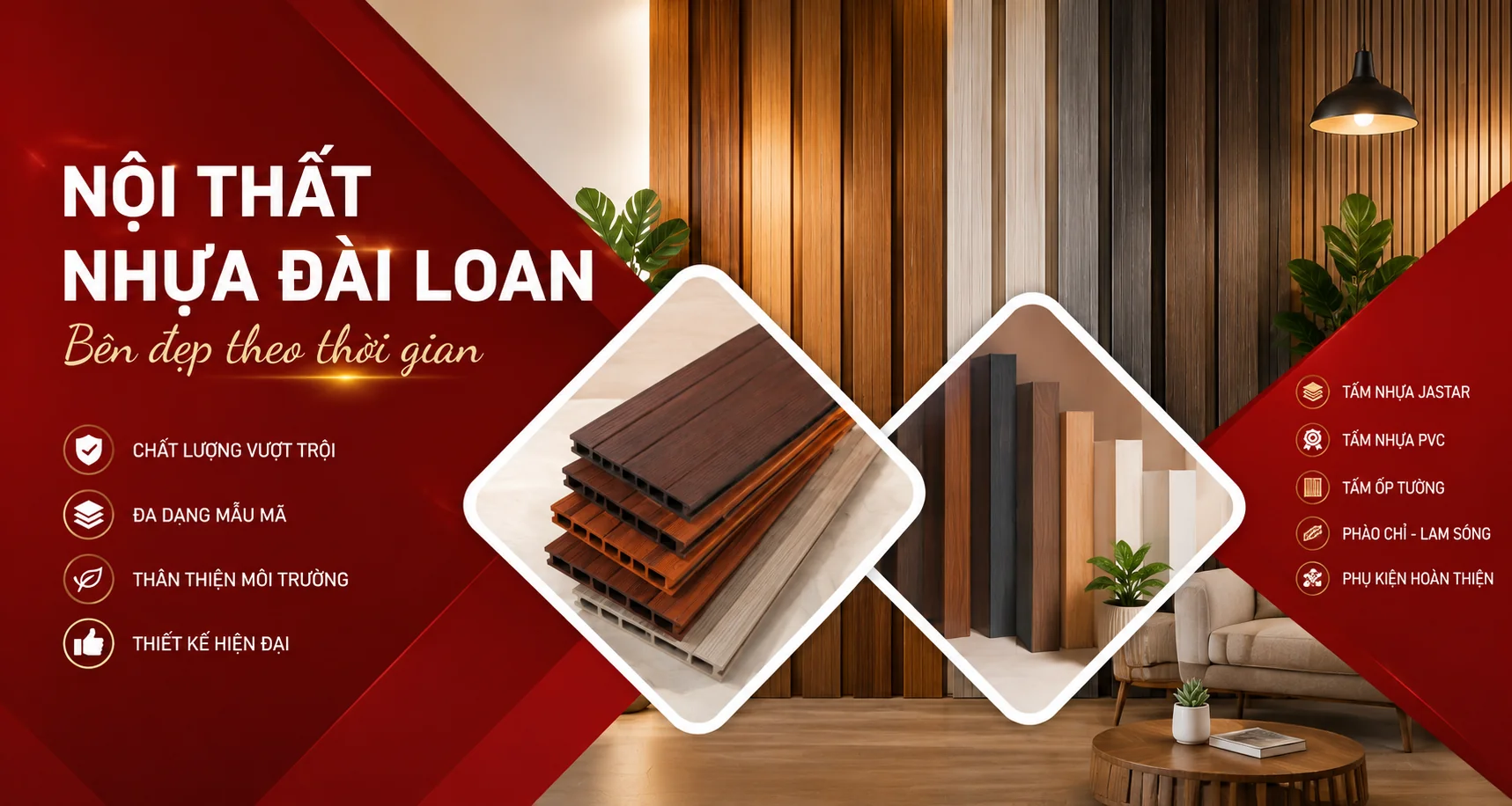 NỘI THẤT NHỰA ĐÀI LOAN - QUÝ KHƯƠNG
